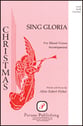 Sing Gloria SATB choral sheet music cover